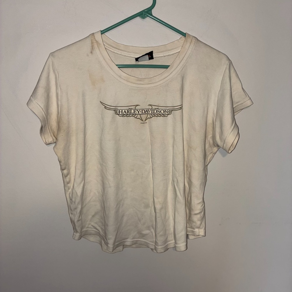 Harley Davidson Womens XL Lot of 3 Vintage Tee Tank Burnout Shirt (read desc) - Picture 10 of 13